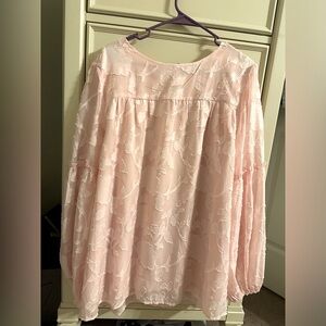 Light pink dress shirt from cupshe